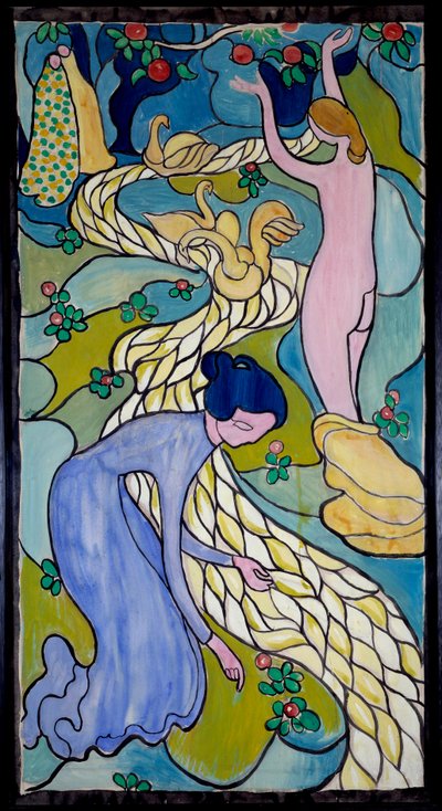 小川の女たち モーリス・ドニ(1870-1943)の絵画 1894年(huile sur toile) 作： Maurice Denis