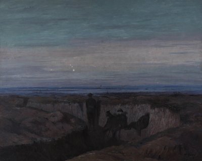 ウーズ海溝の夜明け、1918年 作： Maurice Galbraith Cullen
