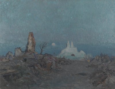 沈没した道、ハンガード、1918 作： Maurice Galbraith Cullen