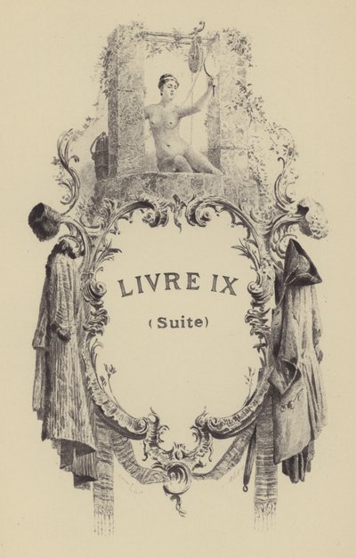 ジャン＝ジャック・ルソーの『告白』第9巻の挿絵（エングレーヴィング）。 作： Maurice Leloir
