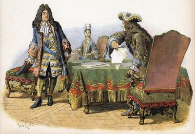 ルイ14世 dit le King Soleil（ソレイユ王またはルイ大帝）の侮辱 作： Maurice Leloir
