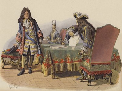 マインテヌドマテノンのアパートでの王の侮辱 作： Maurice Leloir