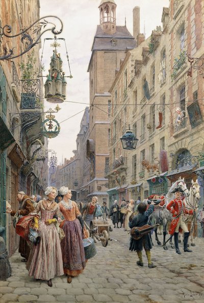 にぎやかな通り 作： Maurice Leloir