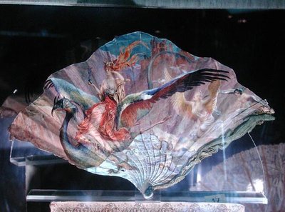 世紀末と世紀末の始まり、アレゴリーファン（紙に水彩画） 作： Maurice Leloir