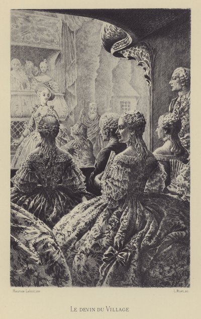 村の予言者（印刷 作： Maurice Leloir
