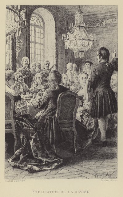 モットーの説明（巻頭グラビア 作： Maurice Leloir