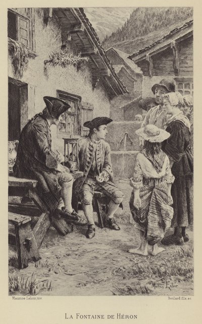 英雄の泉」（グラビア 作： Maurice Leloir