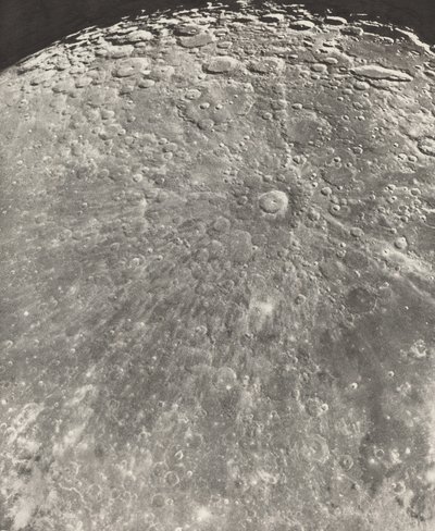 ティコからの月放射の写真 - 昇順、1899 年 作： Maurice Loewy