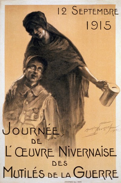 1915年戦争障害者基金のためのニヴェルネーズの日 作： Maurice Louis Henri Neumont