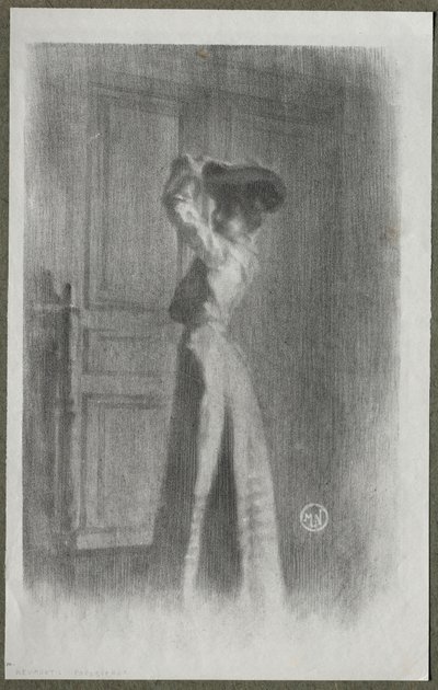 ファッショナブルな女性 作： Maurice Louis Henri Newmont