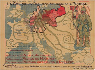 1788年、ミラボーはすでにこう語っている--戦争はプロイセンの国策産業である。 作： モーリス・ノイモント