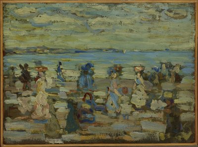 ビーチシーン 作： Maurice Brazil Prendergast