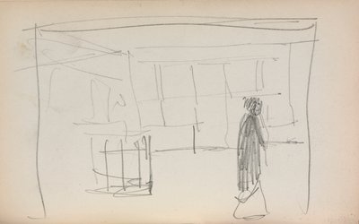 イタリアのスケッチブック室内の人物 （175 ページ） 作： Maurice Prendergast