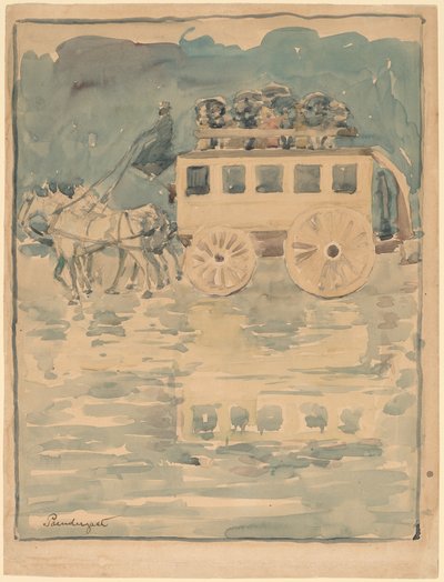 パリジャン・オムニバス 作： Maurice Brazil Prendergast