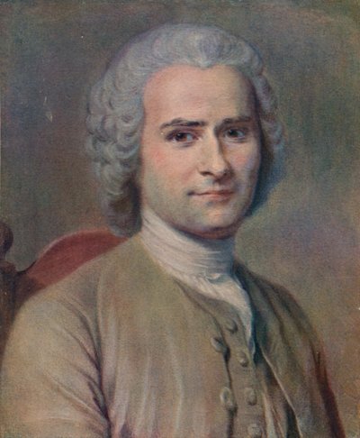 ジャンジャックルソー、1753年 作： Maurice Quentin de La Tour