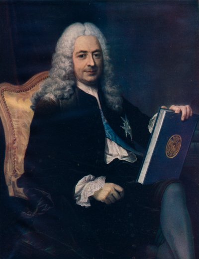 フィリベールオーリードヴィニョリー、c1737 作： Maurice Quentin de La Tour