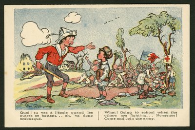 ポストカード、風刺的な色 作： Maurice Radiguet