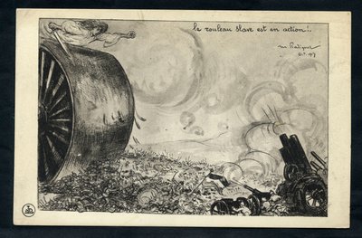 ポストカード、N＆Bの風刺画 作： Maurice Radiguet