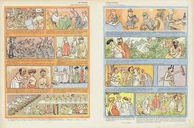 集団主義の楽園。ル・リールのイラスト 作： Maurice Radiguet
