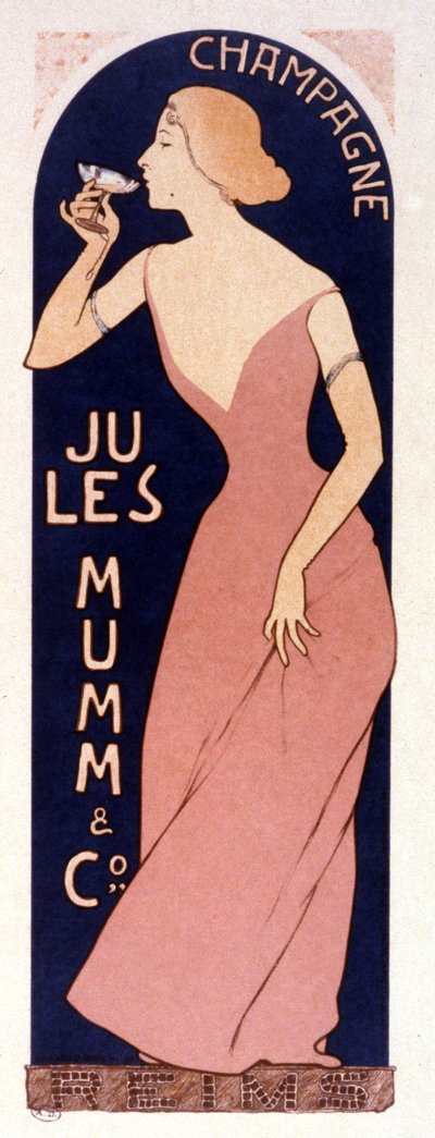 シャンパーニュ ジュール・マム 作： Maurice Realier Dumas