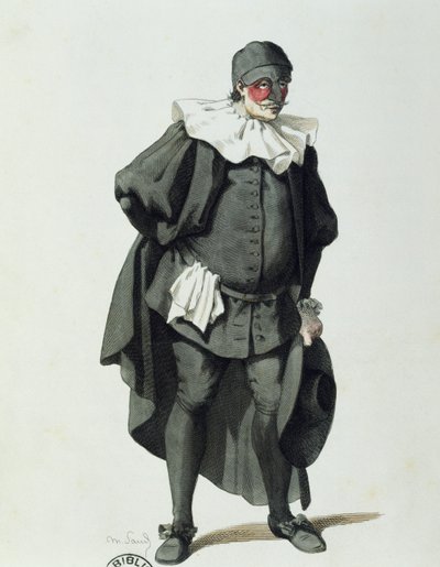 モーリス・サンド(1823-1889)による「1653年のバランツォーネ家の人々」。 作： Maurice Sand