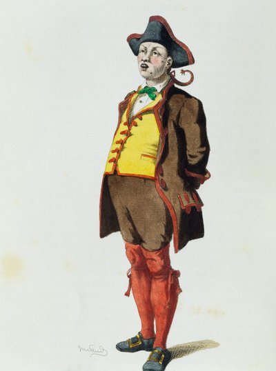 モーリス・サンド（1823-1889）による1858年のジャンドゥーヤ 作： Maurice Sand