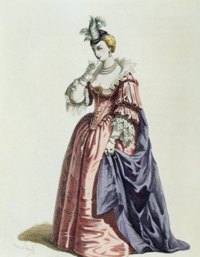 モーリス・サンド（1823-1889）による「1600年のイザベラ」。 作： Maurice Sand