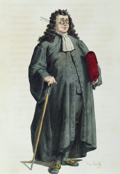 1725年の公証人や弁護士、モーリス・サンド（1823-1889）作 作： Maurice Sand
