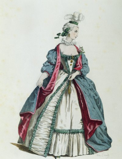 モーリス・サンド（1823-1889）による1716年のシルビア 作： Maurice Sand
