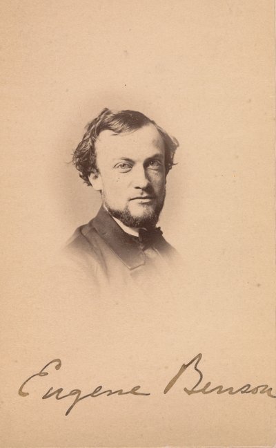 ユージン・ベンソン、1860年代 作： Maurice Stadtfeld