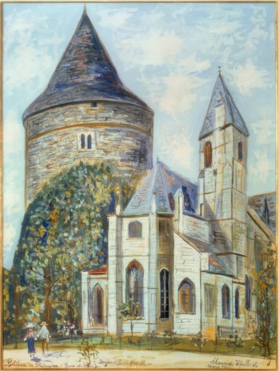 シャトーダン城 作： Maurice Utrillo