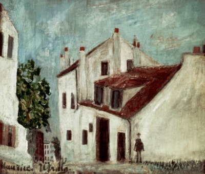 ミミ・ピンソンの家 作： Maurice Utrillo