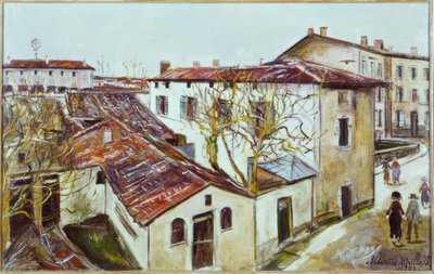 アルスの聖なる司祭の司祭館 作： Maurice Utrillo