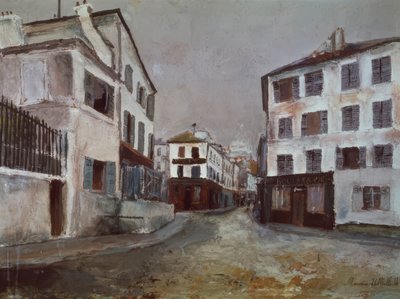 ノルヴァン通り 作： Maurice Utrillo