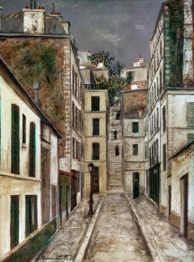 コティン通路 作： Maurice Utrillo