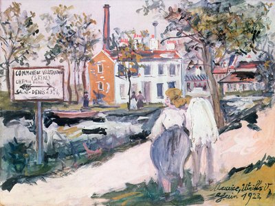 ヴィレタヌーズ工場 作： モーリス・ユトリロ