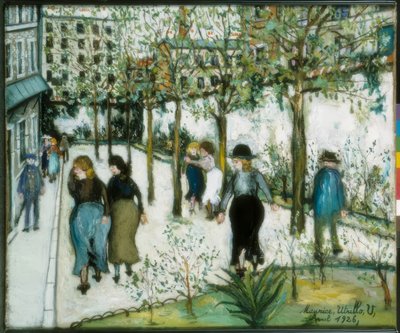 ヴィルジュイフの住宅 作： Maurice Utrillo