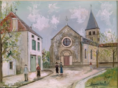 シマンドル教会 作： Maurice Utrillo