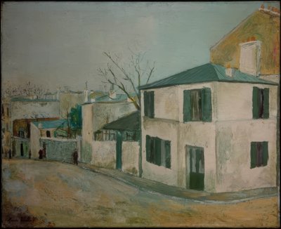 ラ・メゾン・ローズ、パリ、アブレウヴォワール通り / 1912年頃 作： Maurice Utrillo