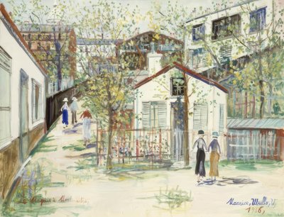 モンマルトルのレジスタンス 作： Maurice Utrillo