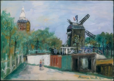 ムーラン・ド・ラ・ガレット 作： Maurice Utrillo