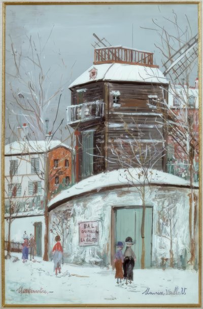 ムーラン・ド・ラ・ガレット 作： Maurice Utrillo