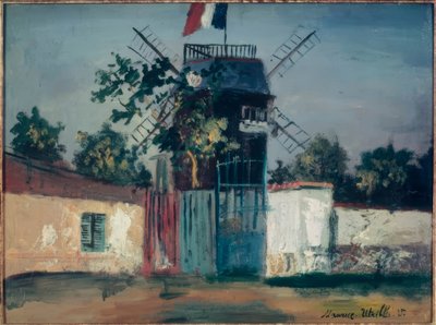 ムーラン・ド・ラ・ガレット 作： Maurice Utrillo
