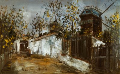 ムーラン・ド・ラ・ガレット 作： Maurice Utrillo