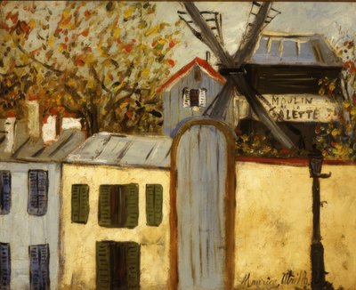 ムーラン・ド・ラ・ガレット 作： Maurice Utrillo
