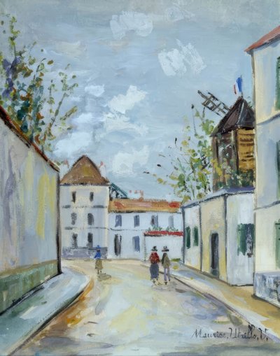 ムーラン・ド・ラ・ガレット 作： Maurice Utrillo