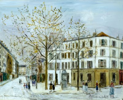 メニルモンタン通り 作： Maurice Utrillo