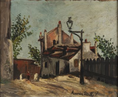 モンセニス通り 作： Maurice Utrillo