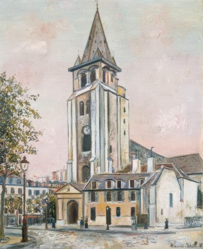 サン＝ジェルマン＝デ＝プレ 作： Maurice Utrillo