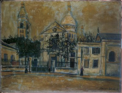 サン＝ピエール・ド・モンマルトル 作： Maurice Utrillo
